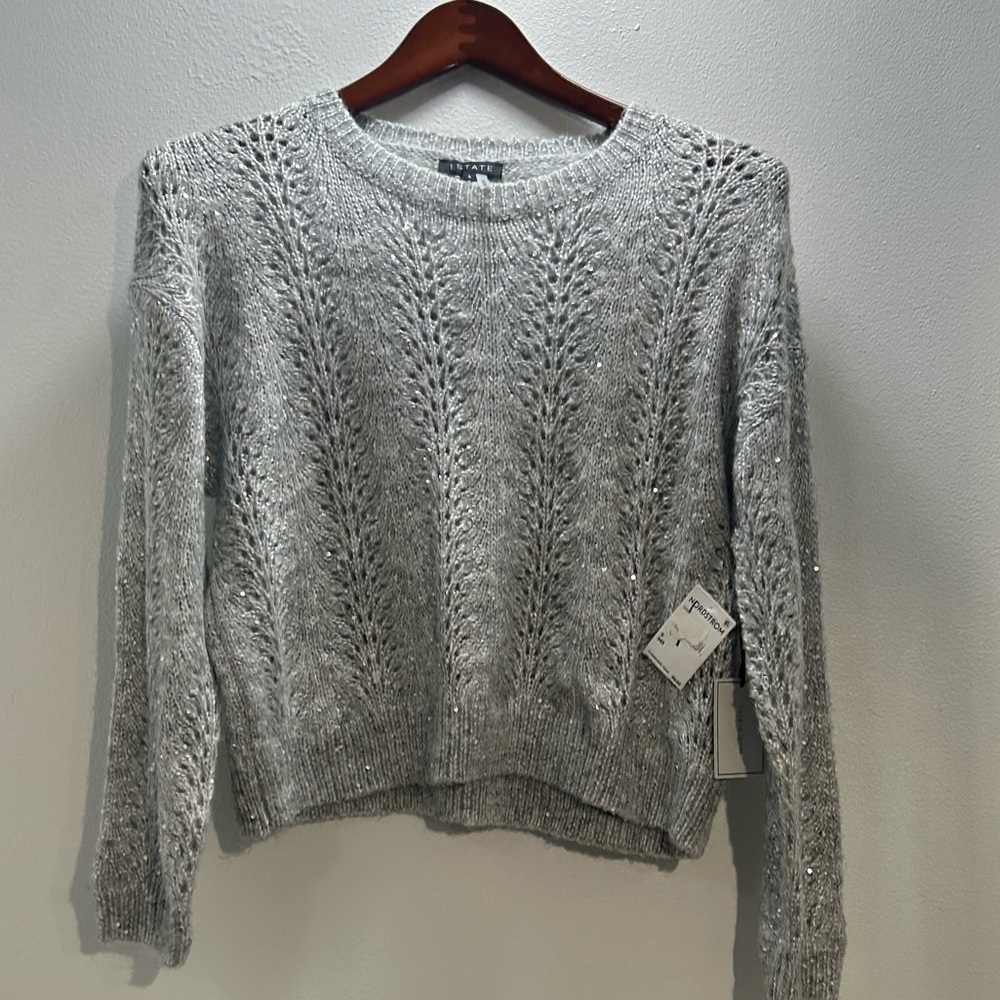 1. State Light Gray Women's Crew Neck Sweater Nordstrom